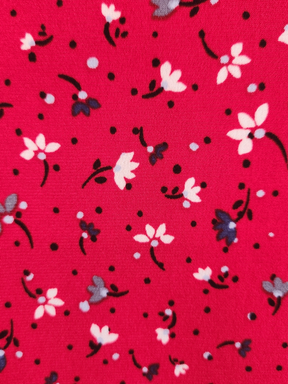 Banana Republic Red Long-Sleeve Floral Tie-Waist Dress Size L Cottagecore Flowy - Picture 8 of 12